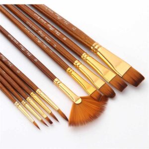 10Pcs Multi Shapes Brush