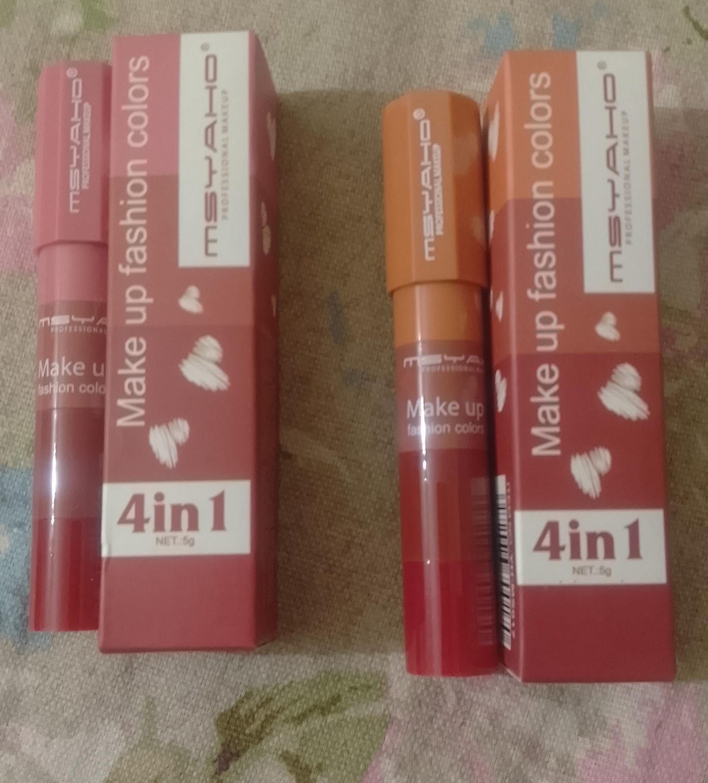 4 in 1 Multicolor Lipstick and Eyeshadow Stick – Creamy Makeup Stick - Image 2