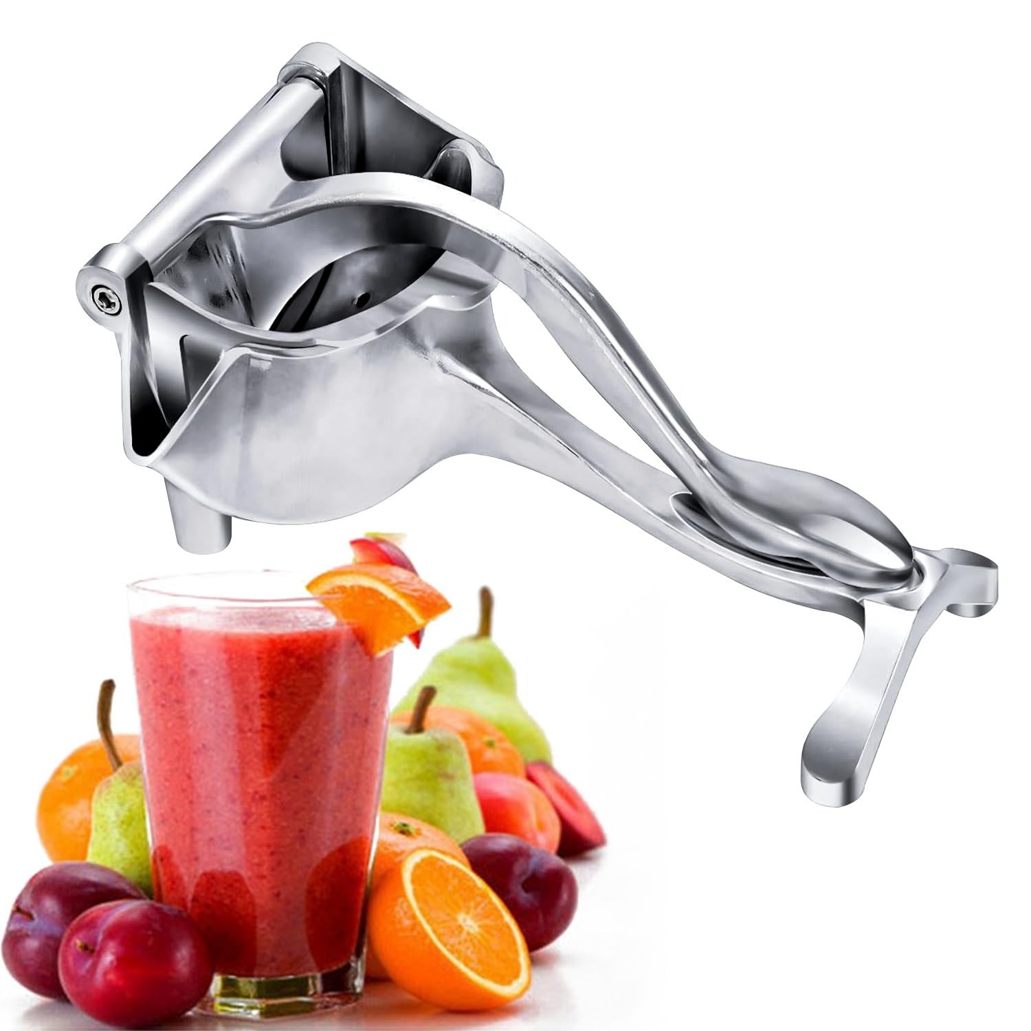 Stainless Steel Lemon Orange Clip Handheld Fruit Juicer | Durable Manual Portable Juicer | Kitchen & Baby Fruit Squeezer - Image 4