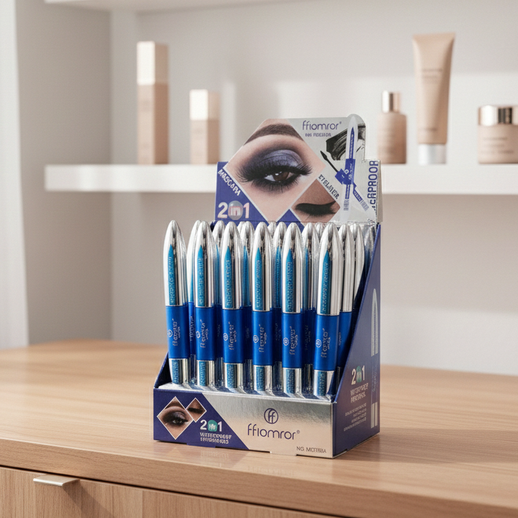 Flormar 2-In-1 Mascara & Eyeliner | Volumizing Lashes & Precise Eye Definition - Image 4