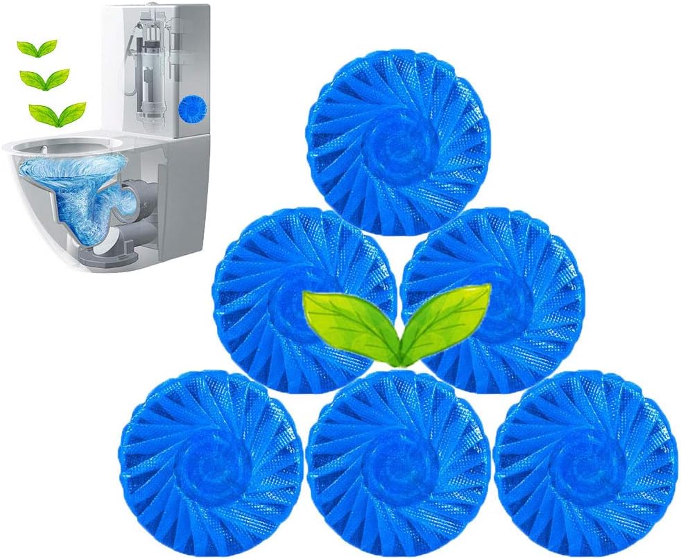 Eco-Friendly Toilet Bowl Cleaner & Deodorizer Tablets (10pcs) – Automatic Tank Flush Blue Cleaning Tablets for Fresh & Hygienic Toilets - Image 3