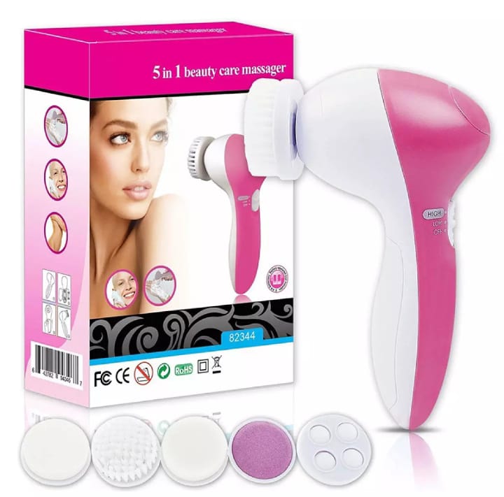 5 in 1 Facial Electric Cleanser and Massager, Electric Machine Beauty , Beauty Care Brush for Removing Blackhead , Beauty Tool Device - Image 2