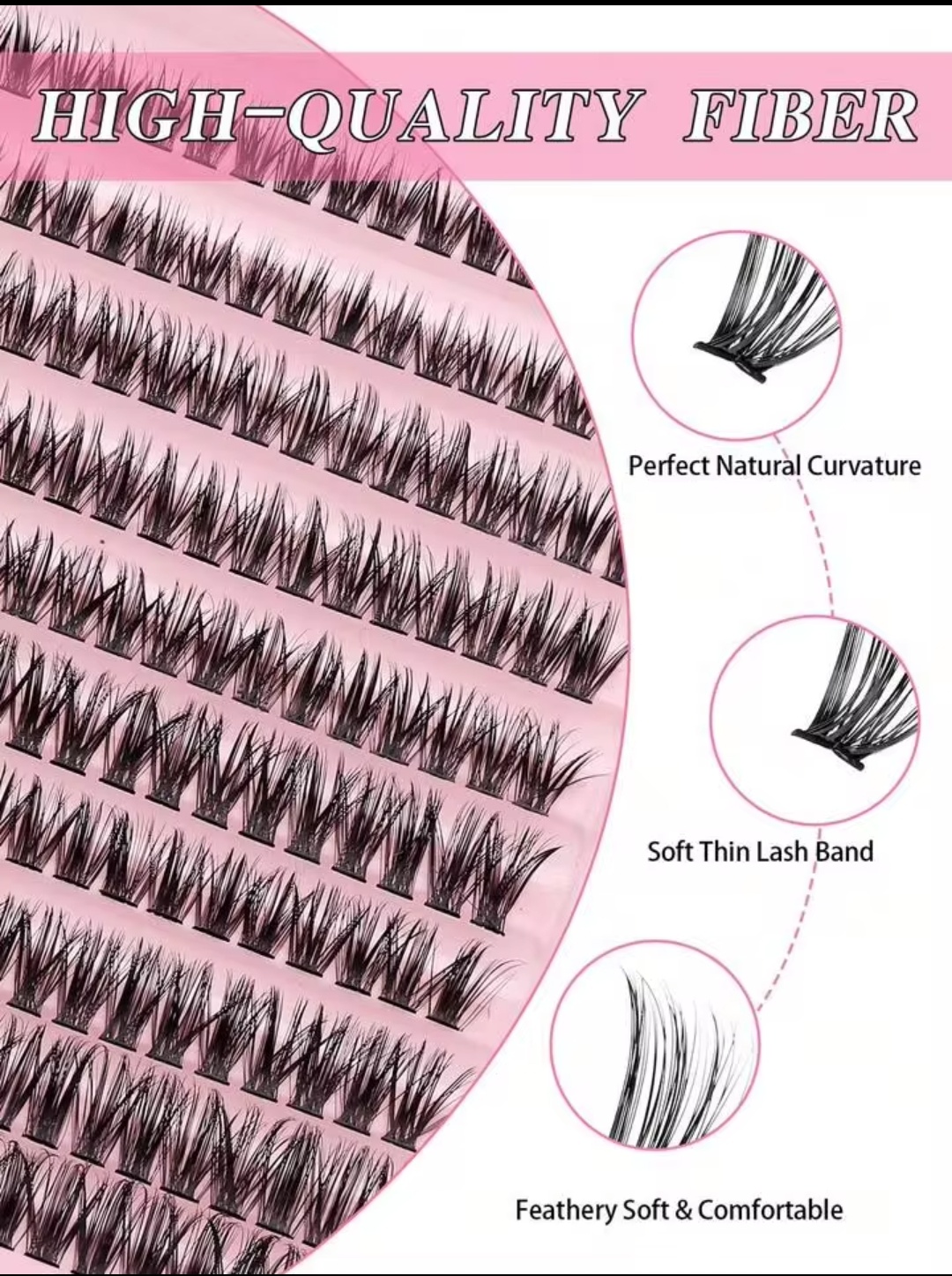 3 In 1 Permanent Eyelash Extension Set Professional Lash Kit | Light - Image 5