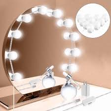 Dimmable LED Vanity Mirror Lights Kit – 10 LED Hollywood Style Bulbs for Makeup Dressing Table & Bathroom Mirror - Image 6