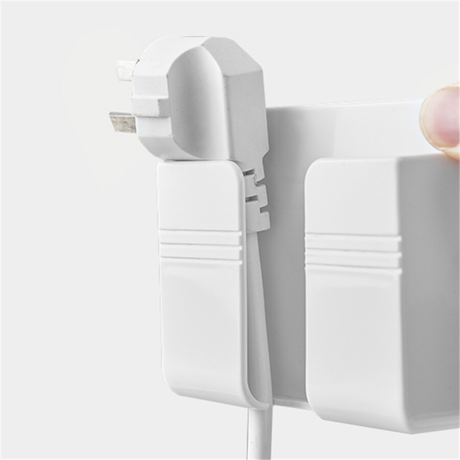 1 pcs Multifunction Mobile Phone Charging Hanging Holder, double-sided adhesive ( white colour ) - Image 2