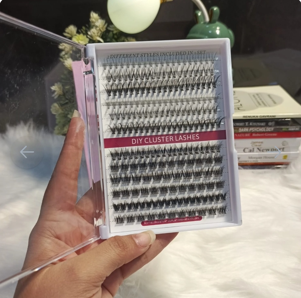 Kashee's 4 In 1 Permanent Eyelash Extension Set Professional Lash Kit | Mix Size - Image 5