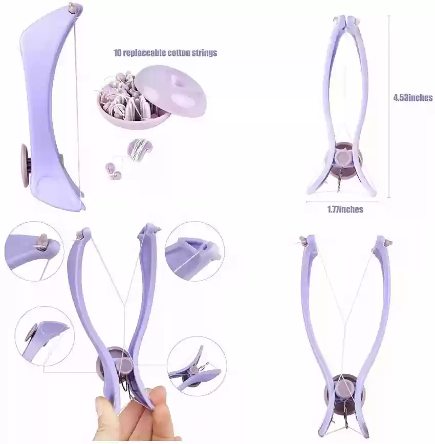 Sildne Threading Machine | Eyebrows and Face Hair Threading Tool | Hair Remover Machine | Hair Trimmer For Women - Image 3