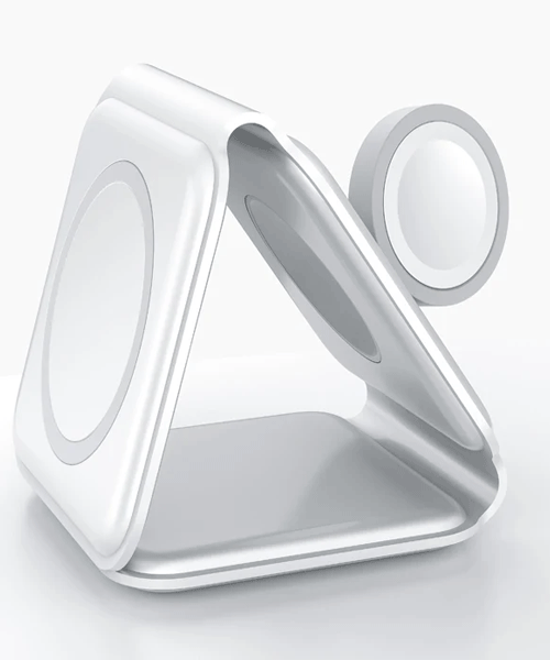 3 in 1 Magnetic Foldable Wireless Charging Station 15W Fast Charger for iPhone, AirPods & Smartwatch - Image 3