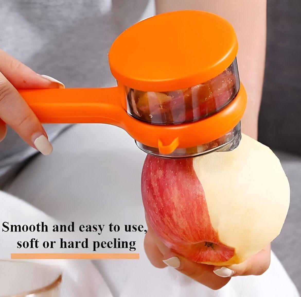 Multi-Functional Vegetable & Fruit Peeler With Integrated Storage Container