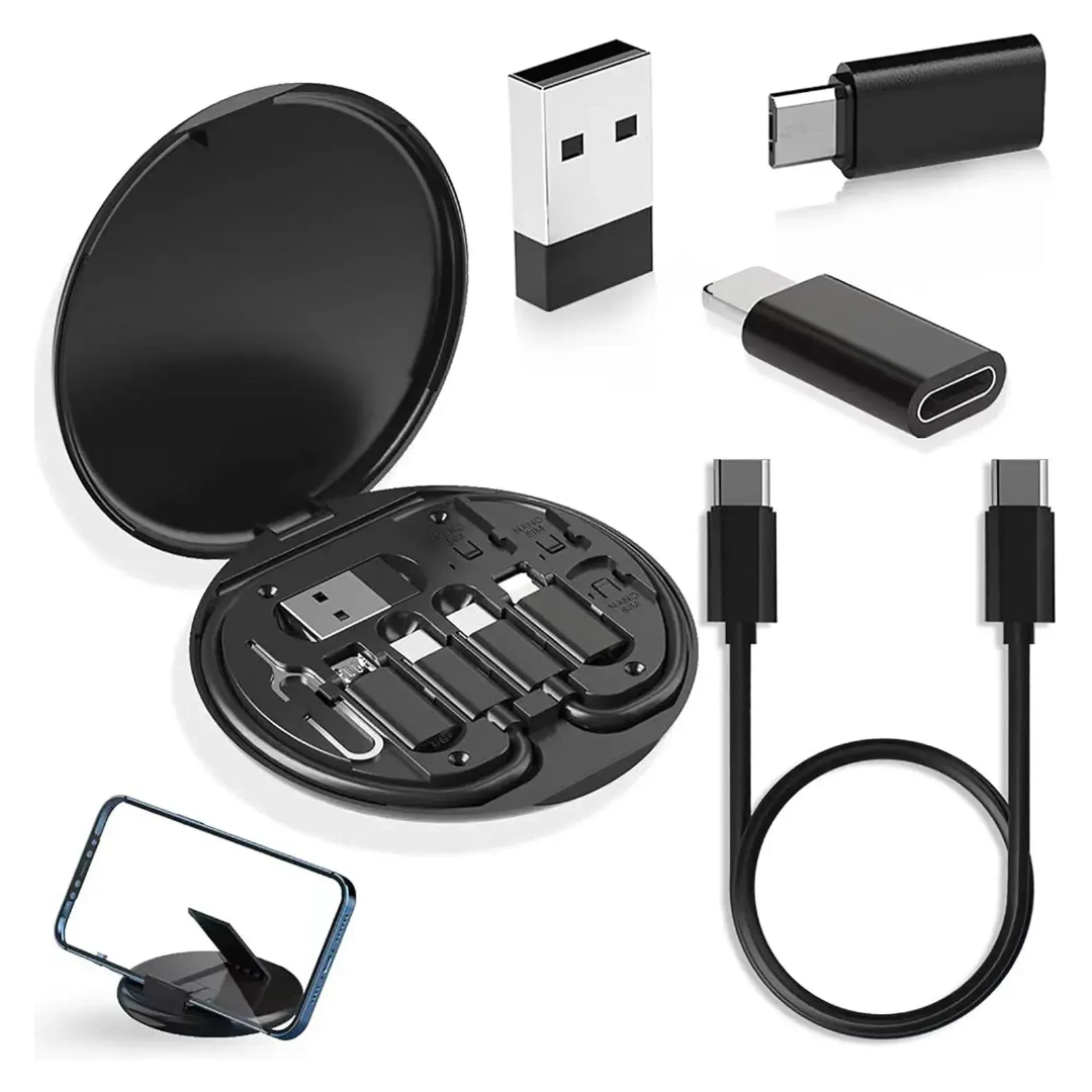 ( 5 in 1 ) Data Cable Set All Solutions in One | Data Cable Set 60w Fast Charging - Random Color - Image 8