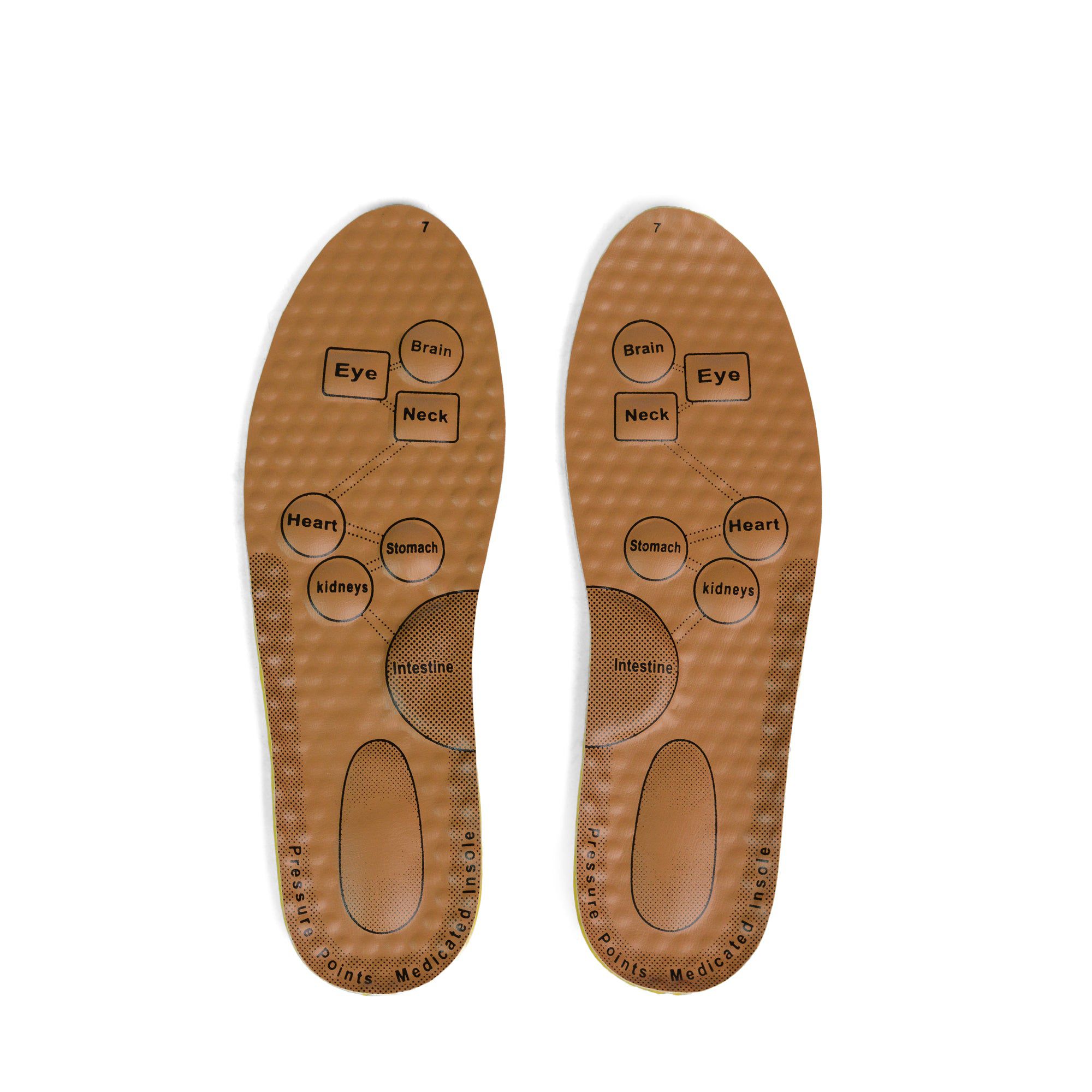 1 Pair Medicated Insole For Shoes – Pain Relief & Arch Support (Size 10) - Image 2
