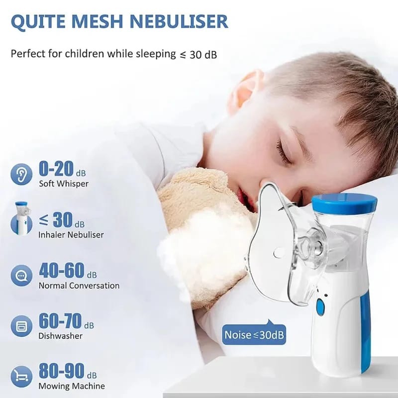 Portable Nebulizer For Asthma – Compact Inhaler Nebulizer Machine For Kids And Adults | Medical Grade Steam Therapy Device For Easy Breathing Relief - Image 6