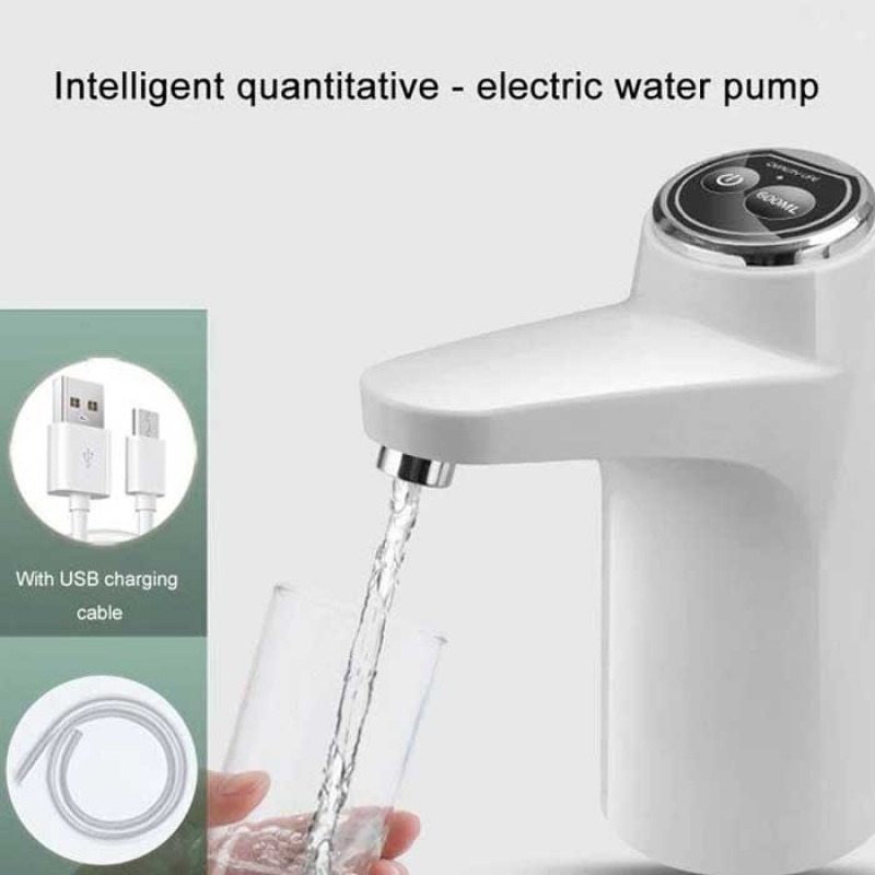 Touch Intelligent Electric Water Pump – Rechargeable Automatic Dispenser For Bottled Water With One -Touch Operation (Random Color) - Image 3