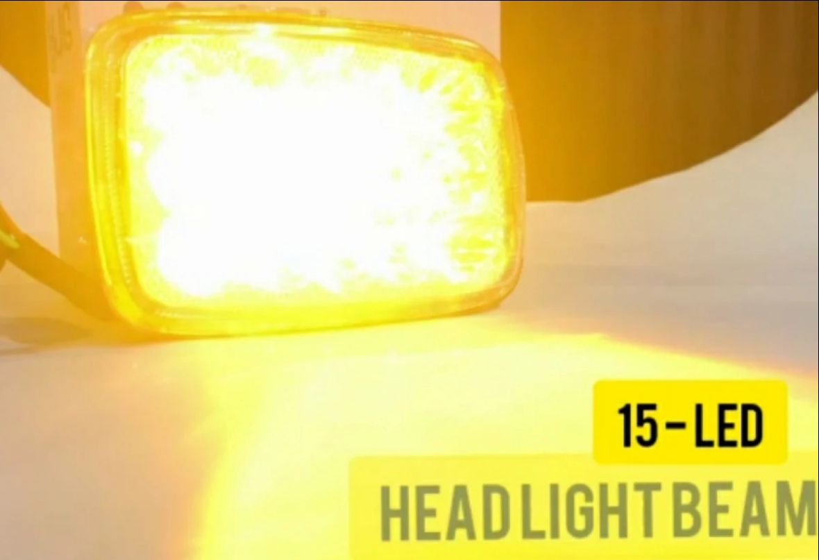 5 function Led head light | 15 led fog bike headlight beam for cg 125 and all 70cc bikes | Best Quality Headlight - Image 3