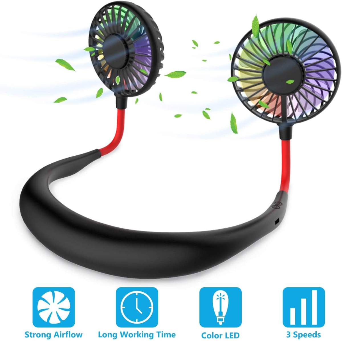Hands Free Portable Neck Fan - Image 4