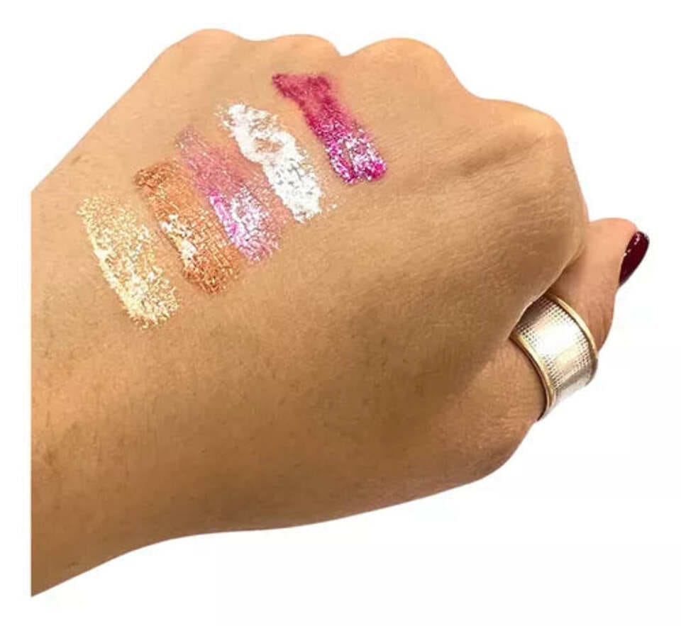 KS ONE 2-In-1 Waterproof Lip Gloss & Eyeshadow Color – Multicolor - Image 7