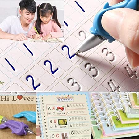 Sank Magic Practice Copybook Set – 4 Books + 10 Refills with Pen for Kids - Image 5