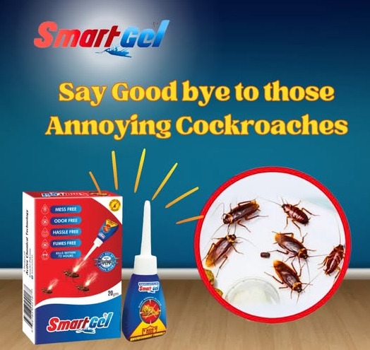 SmartGel Cockroach Killer Gel (20g) | Professional Strength, Odorless & Mess-Free Solution | Kills Within 72 Hours for Home & Kitchen Use - Image 4