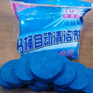 Eco-Friendly Toilet Bowl Cleaner & Deodorizer Tablets (10pcs) – Automatic Tank Flush Blue Cleaning Tablets for Fresh & Hygienic Toilets