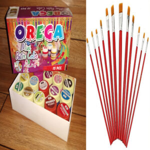 15 pcs Orega Poster colour With Brush