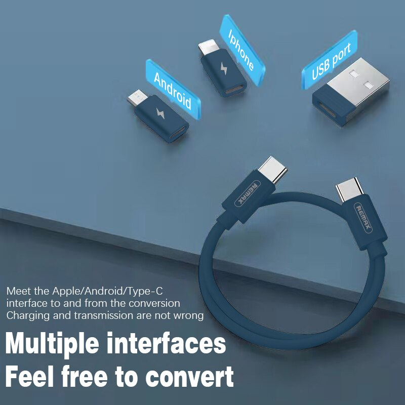 ( 5 in 1 ) Data Cable Set All Solutions in One | Data Cable Set 60w Fast Charging - Random Color - Image 9