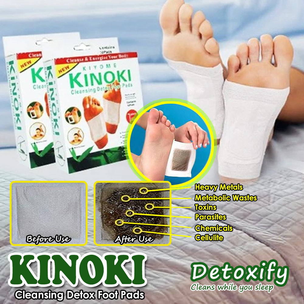 Kiyome Kinoki Detox 10 Pcs Foot Pads – Pain-Free Cleansing Patches for Night Detox, Stress Relief & Body Toxin Removal – Improves Circulation & Vital Organ Support - Image 10