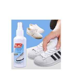 PLAC White Shoe Polish Spray – Magic Instant Cleaner for White Shoes (250ml)