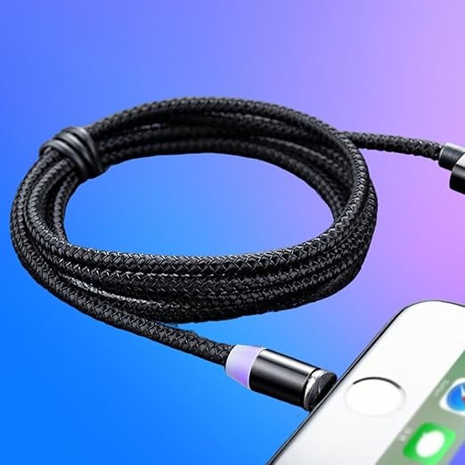 3-In-1 Magnetic Fast Charging Cable with 360° Rotation and LED - Image 10