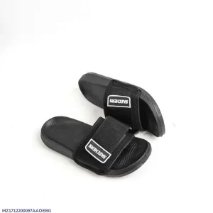 Black Casual Slide Slippers for Hot Weather