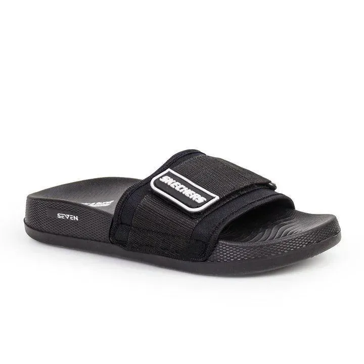 Black Casual Slide Slippers for Hot Weather - Image 4