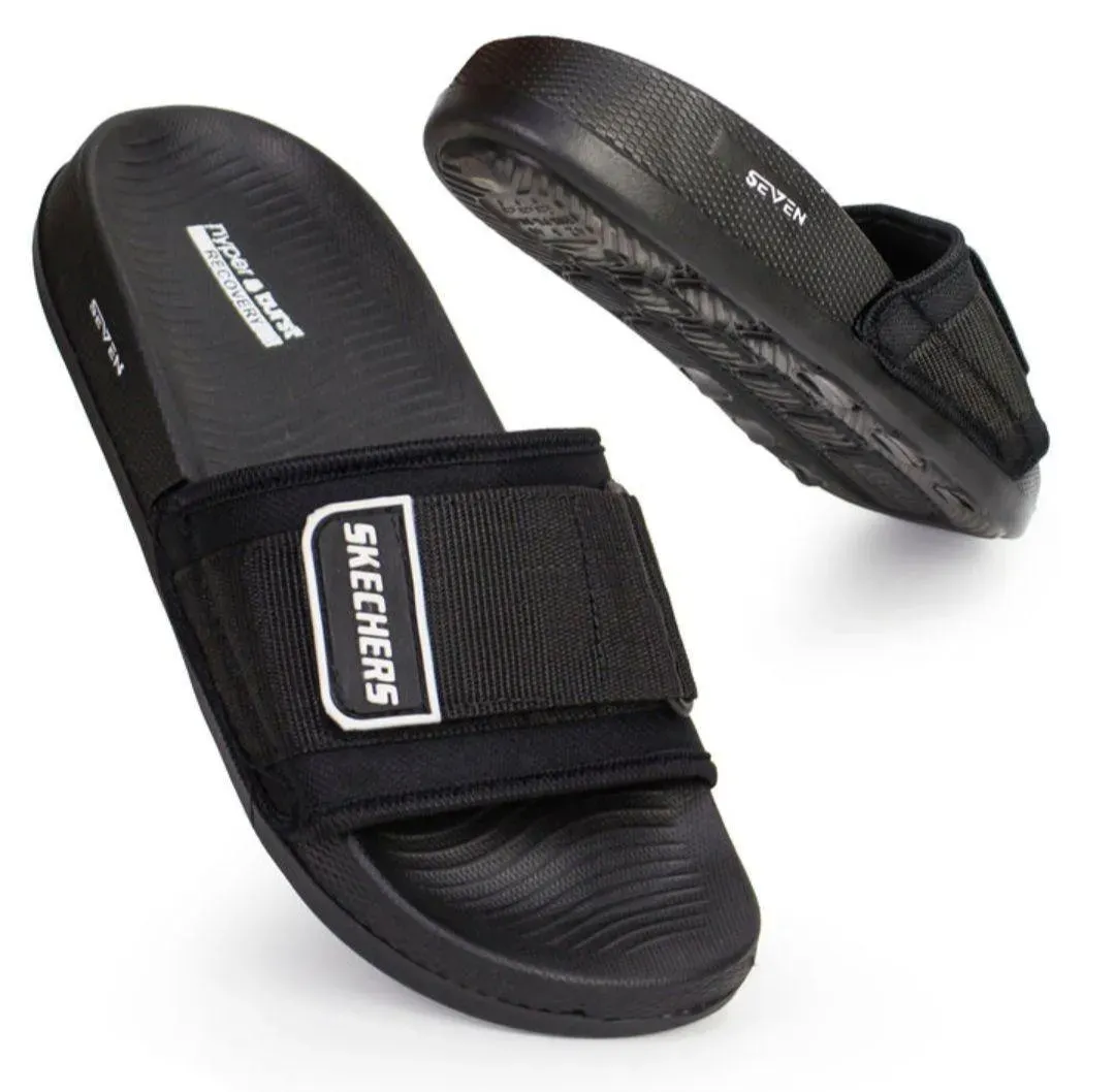 Black Casual Slide Slippers for Hot Weather - Image 6