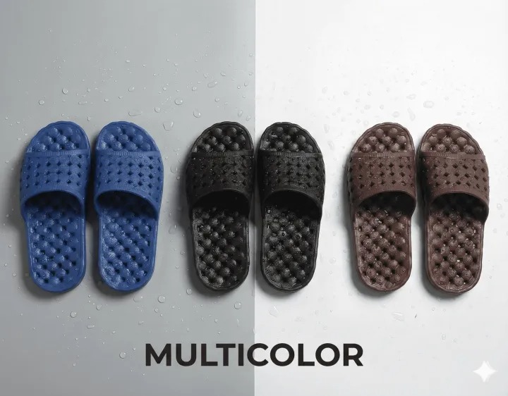 10 Colors Quick-Drying Non-Slip Bathroom Shower Slippers with Bubble Massage - Image 20