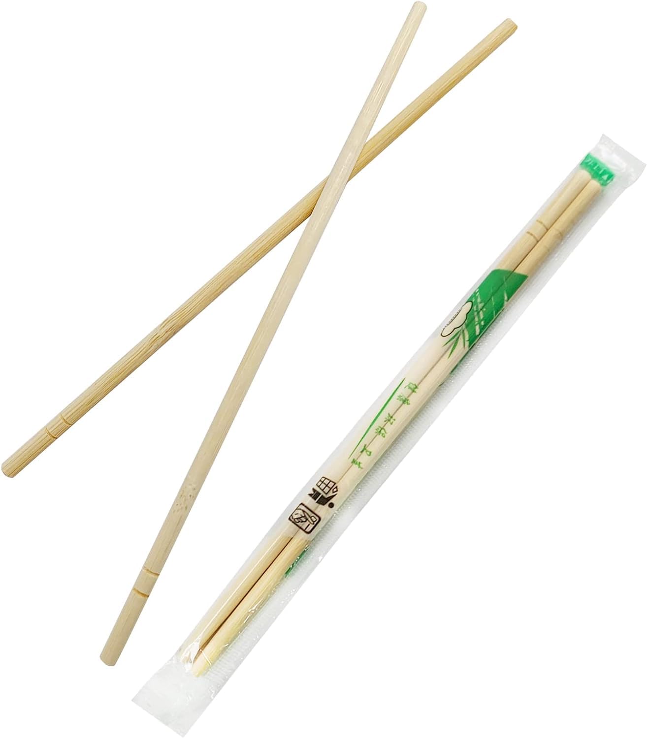 Bamboo Chopsticks - Pack of 100 Pairs (200 Sticks) Reusable Natural Wood - Image 10