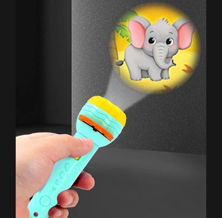 Kids Battery Operated Projector Torch with 24 Patterns & Educational Light - Image 3